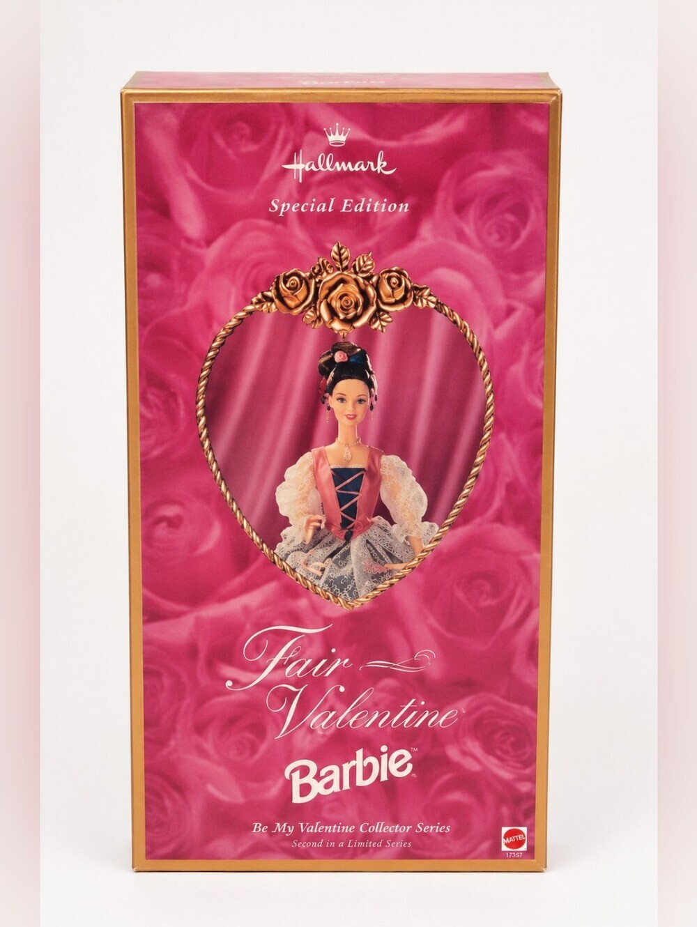 Hallmark BARBIE 1997 Collectible Special Edition Fair Valentine's Doll